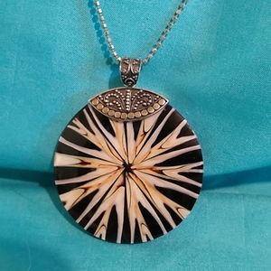 MERAV Artisan Made Disc Pendant